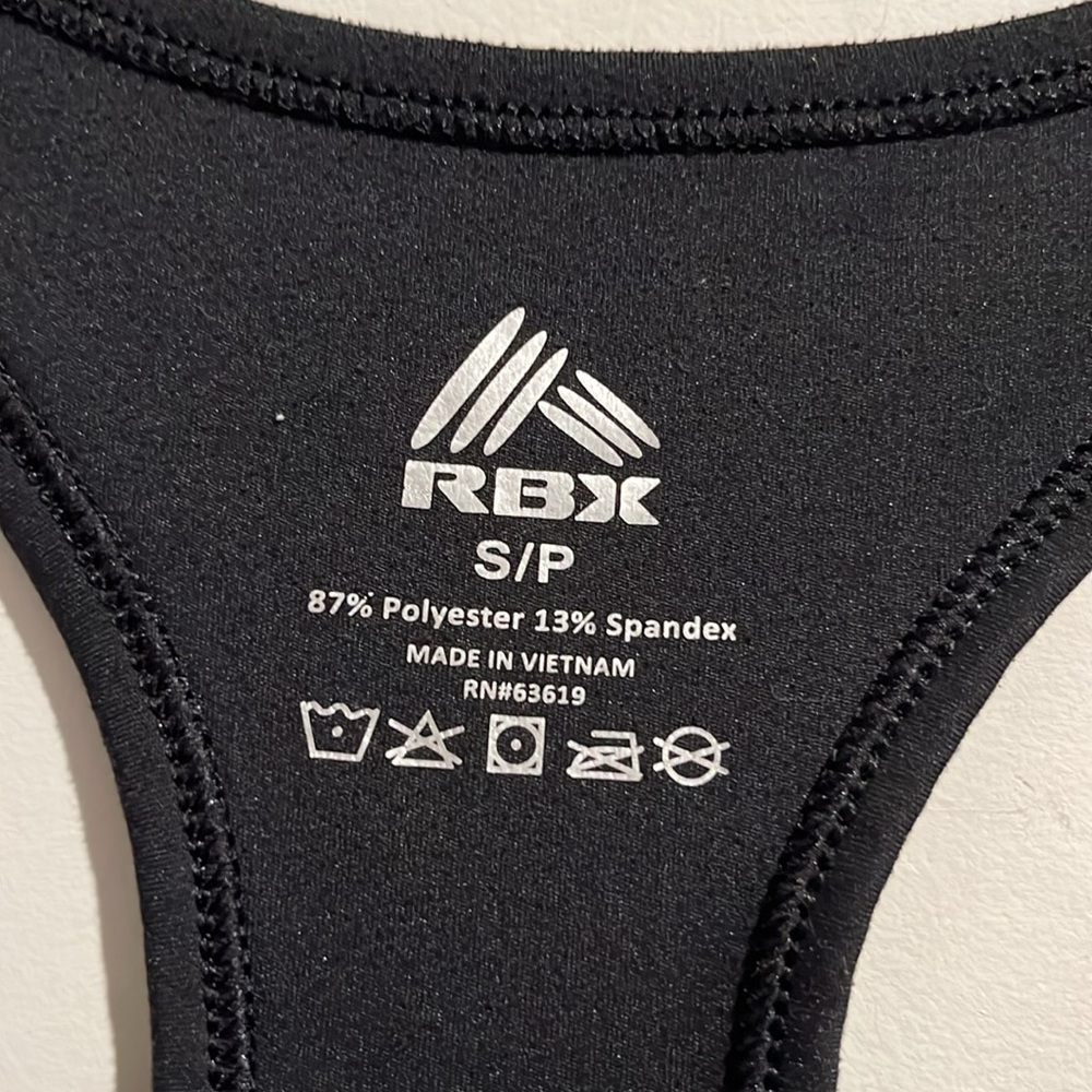 RBX black tank top. Size small. - Picture 4 of 5